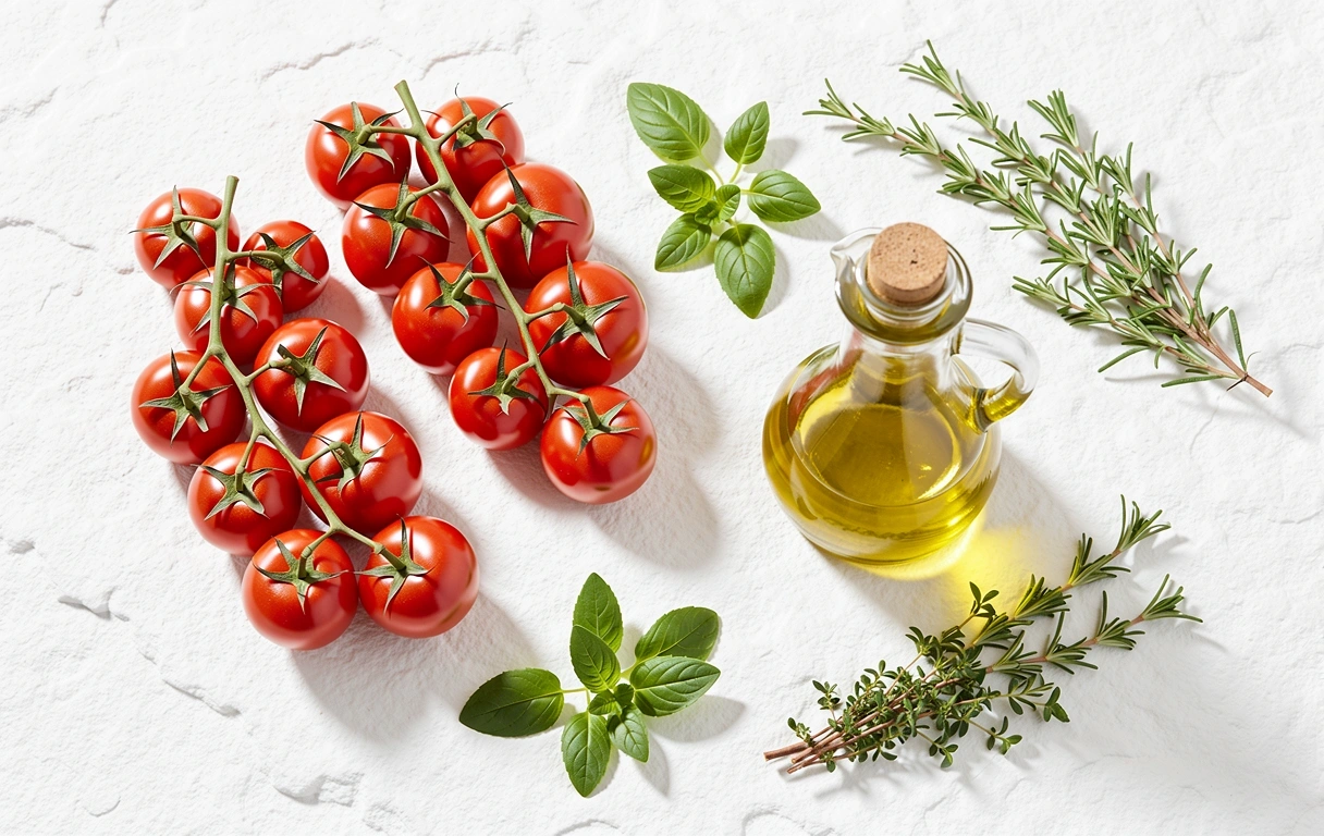 Ingredientes frescos y naturales